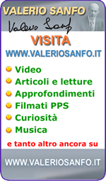 Visita il sito ufficiale di Valerio Sanfo - www.valeriosanfo.it